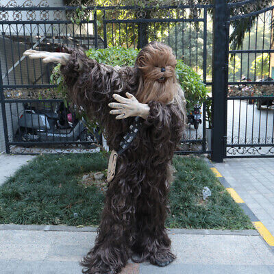 Insulator Suitable Watt Star Wars Chewbacca Cosplay Costume Dress Halloween Adult Suit Full Set  Outfits | eBay