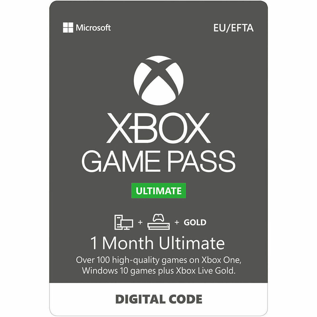 Xbox Game Pass Ultimate 1 Month Non-Stackable - Europe