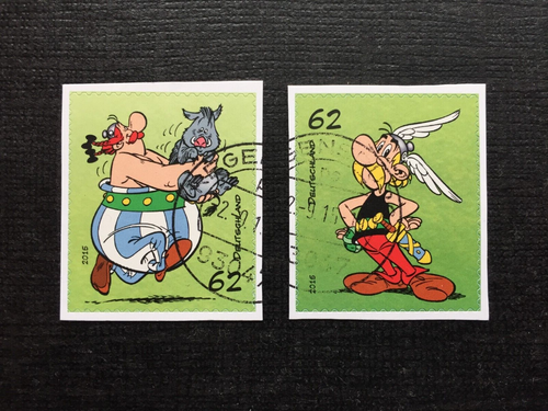 Prophila Collection GermaniaD 3178-3179 - Francobolli Autoadesivi MNH 2015 Asterix E Obelix - Edizione Completa Per Collezionisti