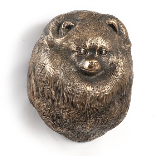 Pomerania, estatuilla de perro para colgar en la pared, Reino Unido - Imagen 3 de 5