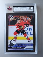2023-24 Upper Deck Series 2 Hockey Young Guns Connor Bedard #451 Chicago...
