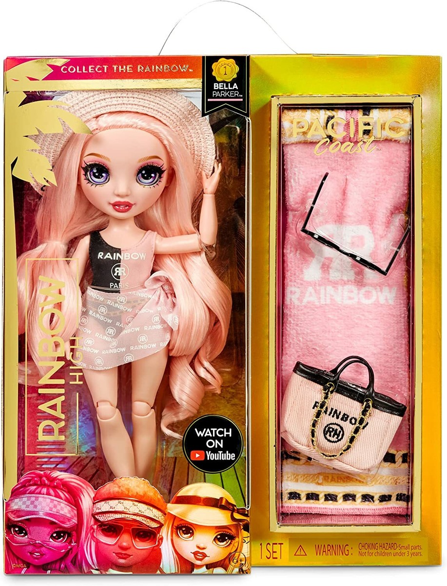 日本未入荷★Rainbow High Doll レインボーハイ　ベラパーカー Rainbow High Bella Parker – Pink Fashion Doll with 2