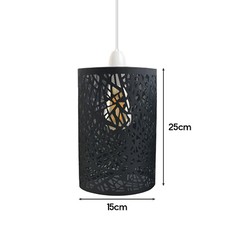 Metall Lampenschirm einfach zu montierende Schirme E27 B22 Vintage Lampenschirme