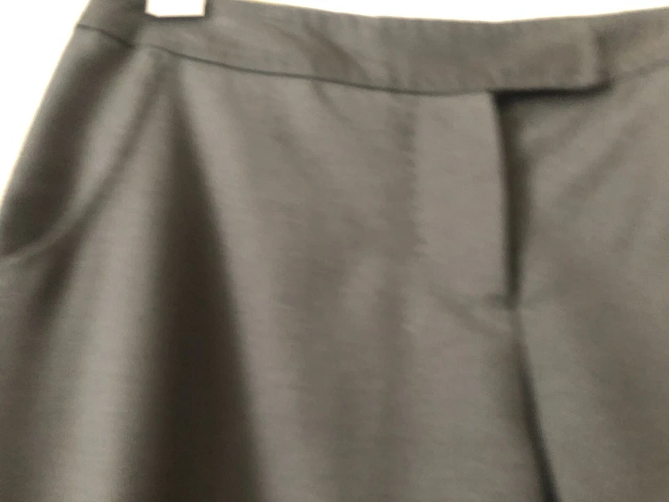 Pantalones Pantalón Stella McCartney Mujer Frente Plano Negro Lana 40 Hecho en Italia Foto 4 de 4