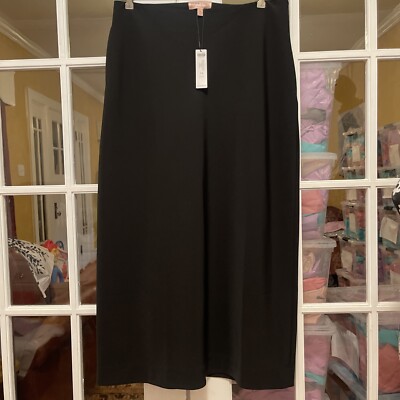 Chicos Black Label Maxi Skirt Womens 14 Sublime Stretch Pockets Formal 35x38 NEW
