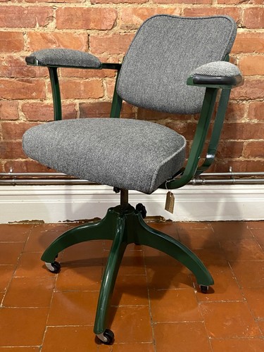 Tan-Sad Industrial/Maschinist/Fabrik/Bürostuhl Möbel/Vintage/Retro/Drehbar