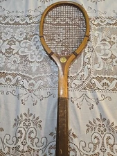 N.J.Magnan Wood Tennis Racket Wonder 1920's