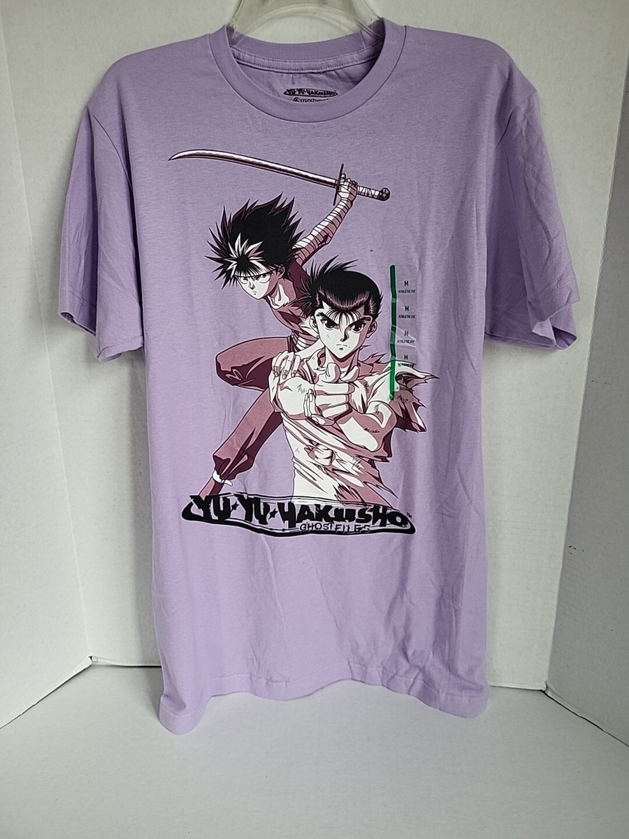 Yu Yu Hakusho Ghost Files Anime Purple Shirt Stained Medium New | eBay