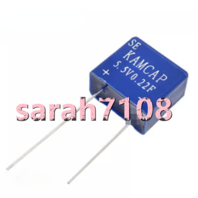 5PCS NEW 5.5V0.22F Sealed Capacitive Supercapacitor SE-5R5-Z224VYA #CZ