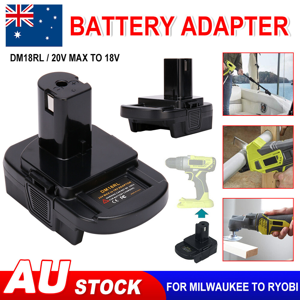 For Dewalt Milwaukee M18 18V Battery to Ryobi 18V Battery