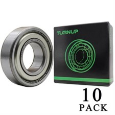 10PCS USA TURNUP 6205-ZZ 25X52X15MM Double Metal Seal Bearings 6205ZZ