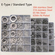 Shaft External Circlips Retaining CirClip Set Circlips Snap Ring Assortment Set