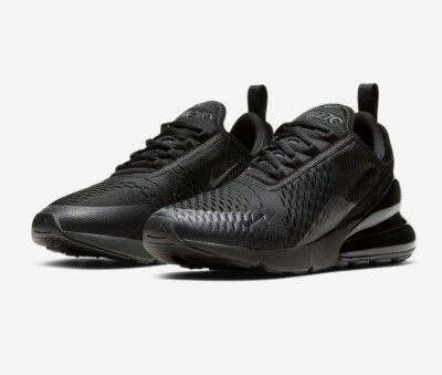 Nike Air Max 270 Running Shoes Triple Black Sneakers AH8050  display picture 2