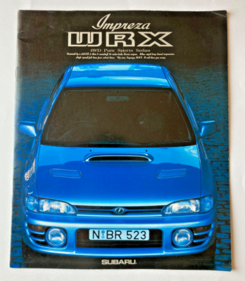 SUBARU Impreza WRX GC8  Vintage Catalog 23 pages #T58