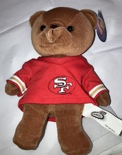 Vintage 1997 NFL San Francisco 49ers Plush Stuffed Bear Fanimal NWT