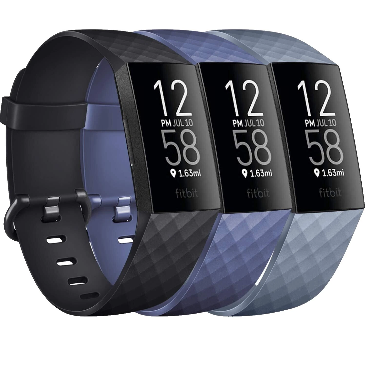 Детали Fitbit Black Fit Tech