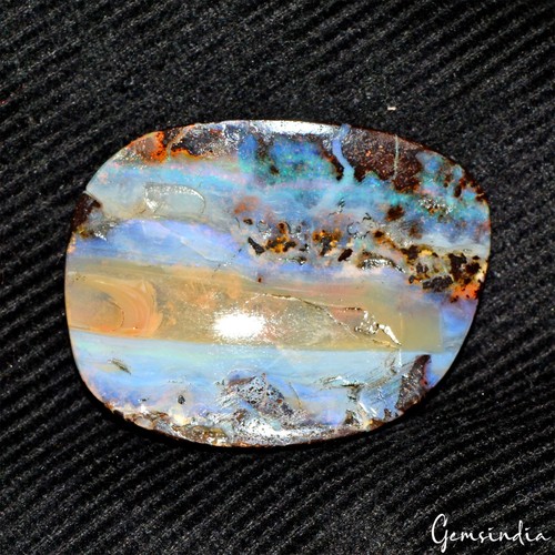 Impresionante piedra preciosa de cabina suelta azul ópalo roca australiana natural 98,80 quilates - Imagen 8 de 8