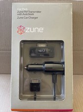Microsoft Zune Car Pack FM transmitter - Black Brand New Factory Sealed