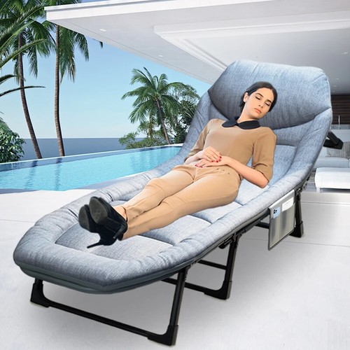 Sleeping Cots for Adults 6 Positions, Portable & Foldable Bed with Mattress - Bild 13 von 15