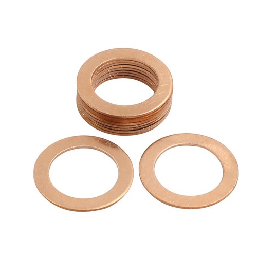 10 Rondelles Joints Toriques En Cuivre – 22x14x1 Mm – Pour étanchéité – Marque Uxcell – Neuf Sous Emballage