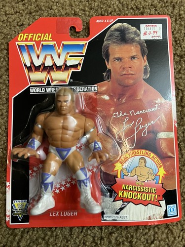 1994 Lex Luger WWF WWE Hasbro Wrestling Figure Ser...