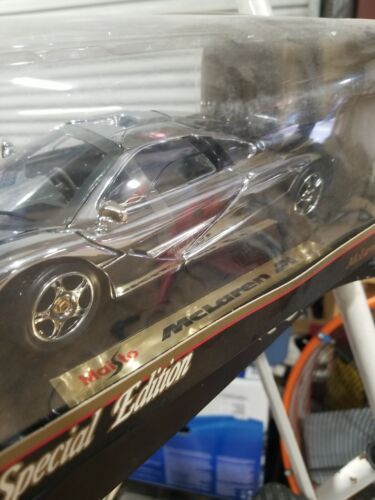 McLaren F1 (1993) ¡CROMADO! EDICIÓN ESPECIAL ESCALA 1:18 Maisto nunca mostrada - Imagen 3 de 12