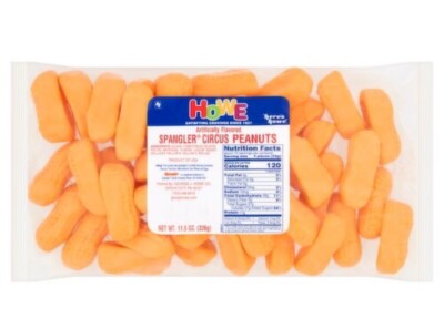 Bulk Circus Peanuts Candy -over  3 Pounds , Orange Banana Marshmallow Treats