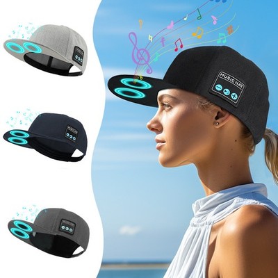 Bluetooth 5.4 Speaker Baseball Cap with Built-in Headphones Outdoor Music Hat