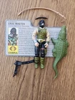 VINTAGE GI JOE ARAH COBRA CROC MASTER 1987 COMPLETE WITH CARD HASBRO