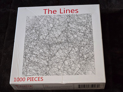 Bgraamiens 1000 Piece Jigsaw Puzzle -THE LINES- PUZZLE STILL SEALED