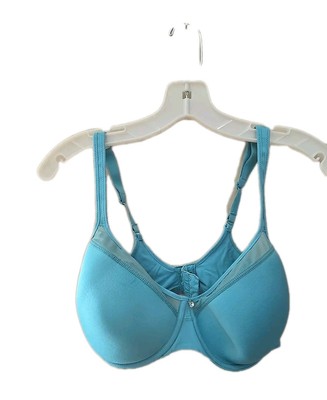 Bali One Smooth U Blue Ultra Light Shaping Adjustable Underwire Bra Size 36D