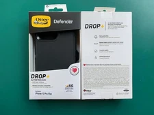 New OtterBox Defender Series Case With Holster For iPhone 13 Pro Max Only-Black