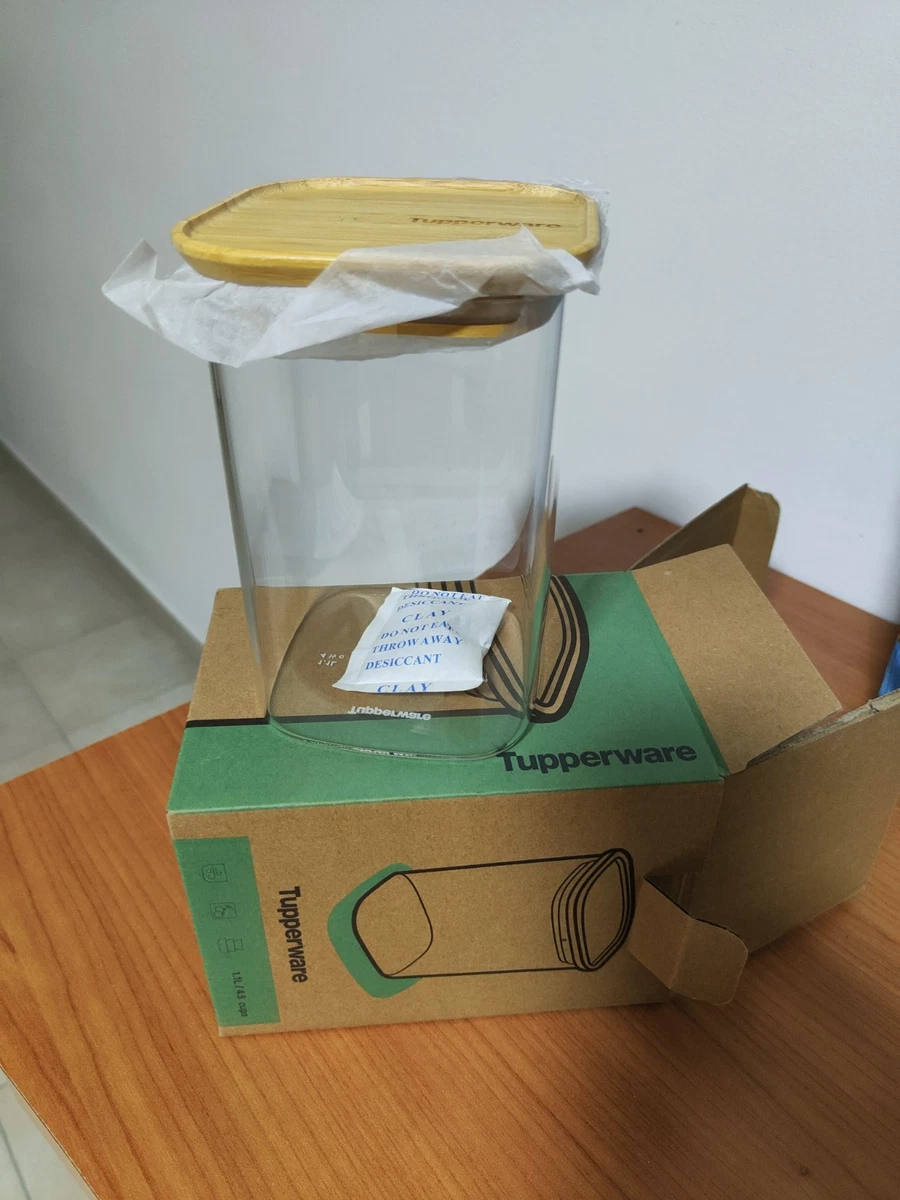 SET 24 PZ CONTENITORE BARATTOLO IN VETRO QUADRATO CON COPERCHIO 100ML