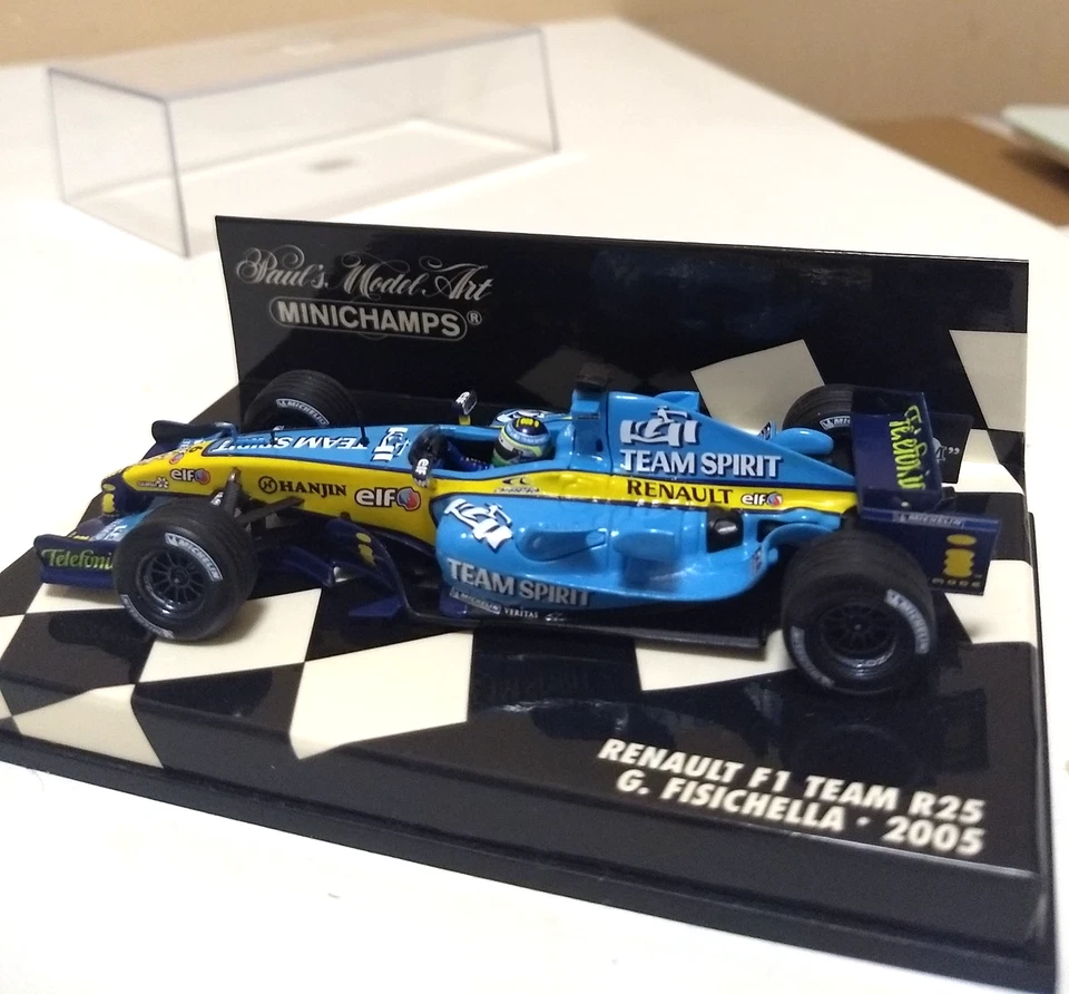 MINICHAMPS 1/43 RENAULT F1 Team R25 GIANCARLO FISICHELLA 2005 400050006 - Immagine 2 di 4