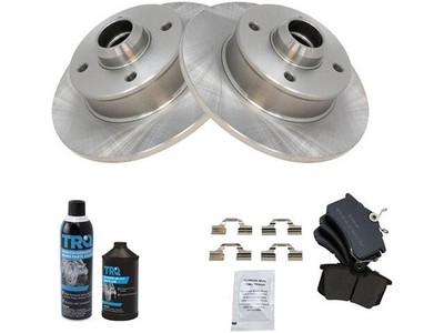 For 1986-1988 Volkswagen Scirocco Brake Pad and Rotor Kit Rear 33162SMTP 1987