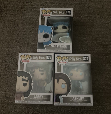 Funko Pop! RARE Games Sally Face Boxed 3-Pack Sal Fisher, Larry, Ashley #874-876