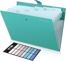 7-Pocket Expanding File Folder, Professional Accordion Document Organizer with