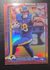 2025 Topps Chrome Terrance Ferguson #335 Rookie Football Leather Refractor RC