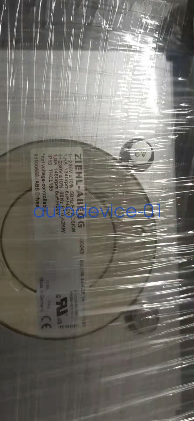 1PCS ziehl-abegg fan RH35M-4EK.2F.1R  AC 230V cooling fan DHL/FedEx