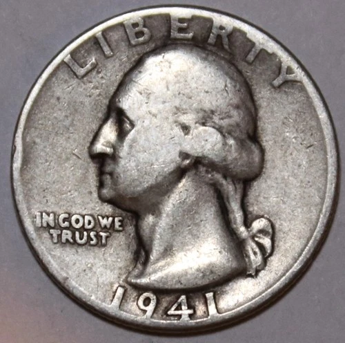 1941-P Washington Quarter - Very Good - #1304EA