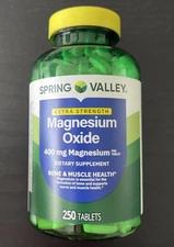 Spring Valley B00O7Y18WE 400mg  Magnesium Dietary Supplement Tablets - Pack 250