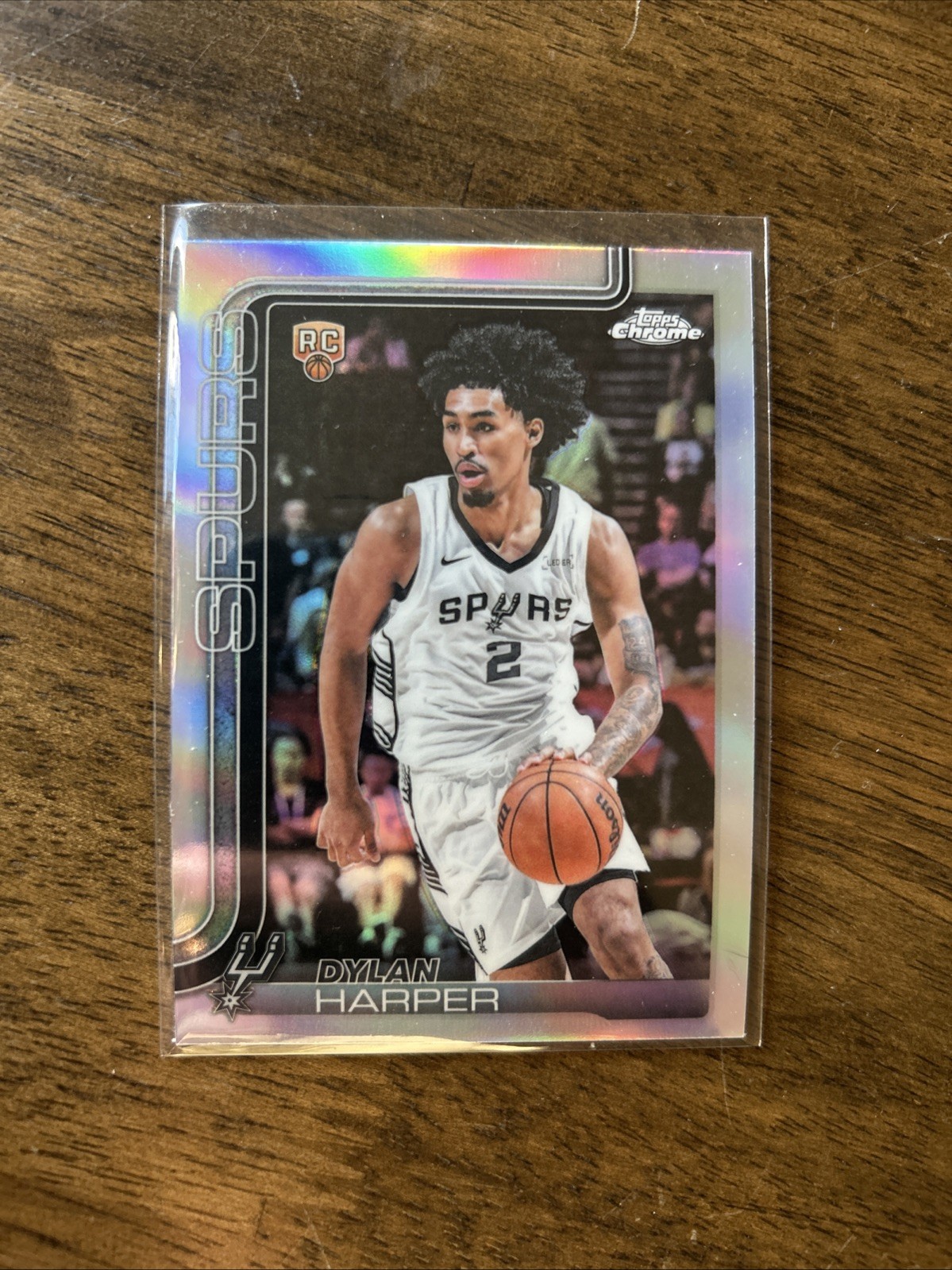 2025-26 Topps Chrome Basketball Dylan Harper Silver Refractor Rookie RC #252
