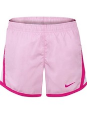 Nike Kids Dri FIT Woven Athletic Shorts Girls 6X Racer Pink