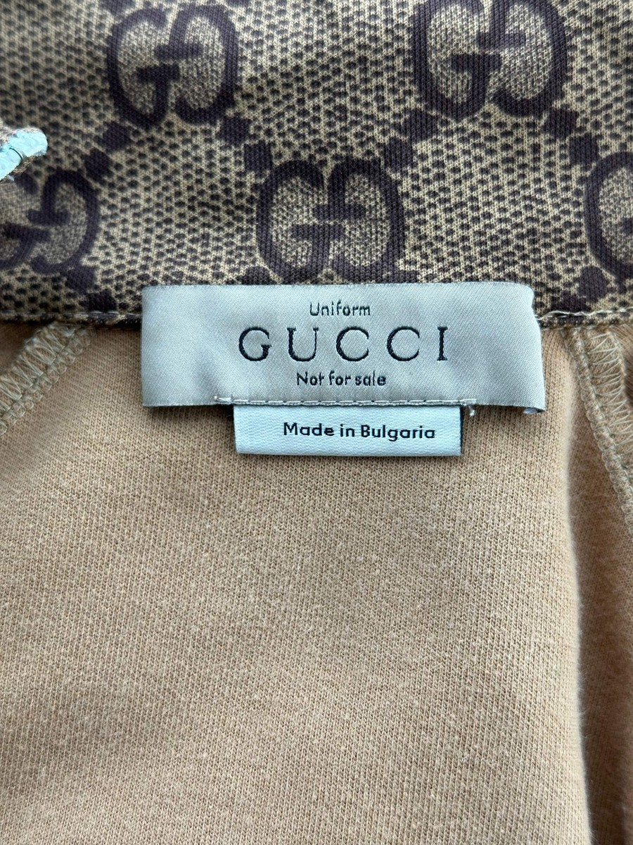 Gucci Tan Monogram Striped Track Jacket | eBay