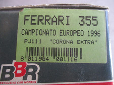 BBR PJ111 FERRARI 355 CAMPIONATO EUROPEO 1996 CORONA EXTRA MORE 1/43 KITS LISTED