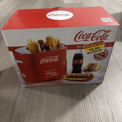 2017 unused New open box Nostalgia Coca Cola HDT600COKE Pop-Up Hot Dog Toaster