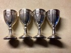 SET OF 4 CORBEL C & Co. SILVER PLATED WINE GOBLETS IN ORIGINAL CASE JAPAN NEW 🔥 — photo 9