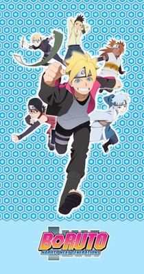 Naruto Boruto Mikrofaser Handtuch - Sakami Merchandise, 70x35 cm