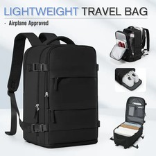 Zaino da Viaggio Ryanair EasyJet 40x20x25 Bagaglio a Mano Leggero Nero