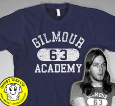 Pink Floyd Gilmour Academy 63 T Shirt, David Gilmour, the wall, dark side moon